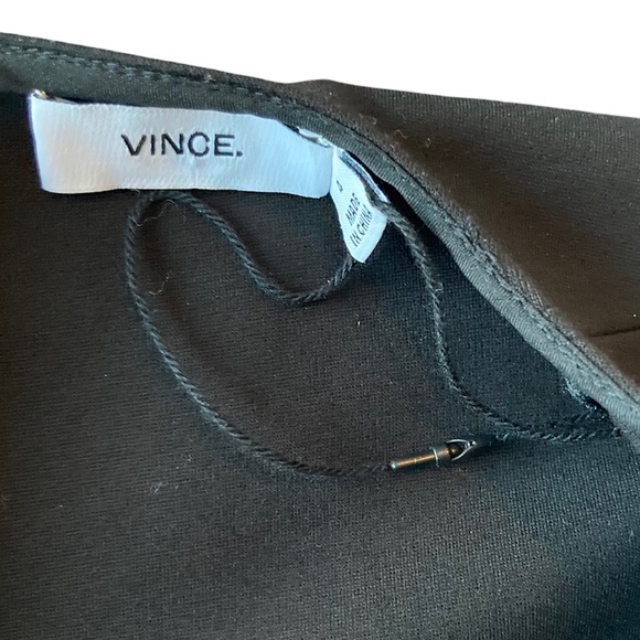 Vince Sleeveless Fitted Black pleated  Dress size 4 - Picture 5 of 6